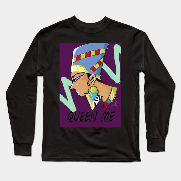 "Queen Me." Long Sleeve T-Shirt by TreBeyond